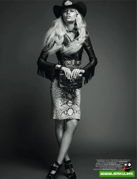 Алин Вебер в турецком Vogue, май 2012