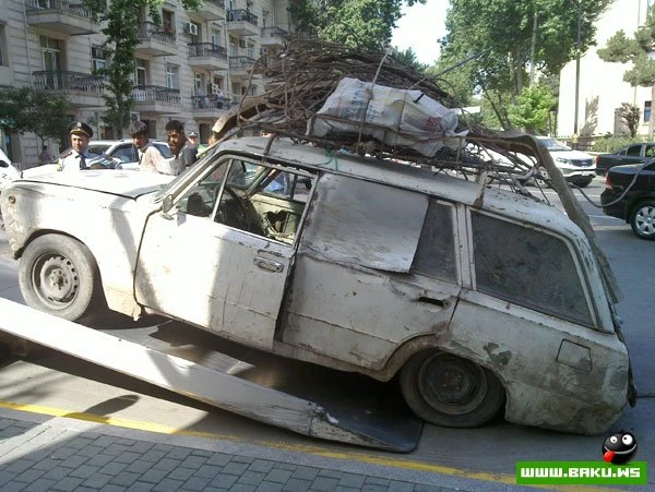 В центре города Баку, задержали 