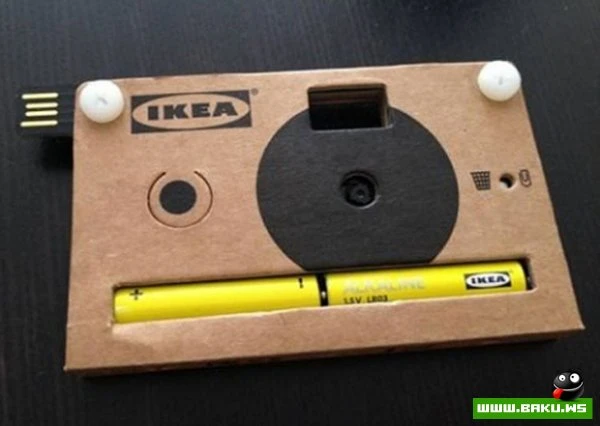 IKEA сделала цифровую фотокамеру из картона