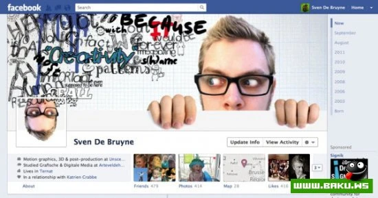 Как сменить дизайн своей странички в Facebook