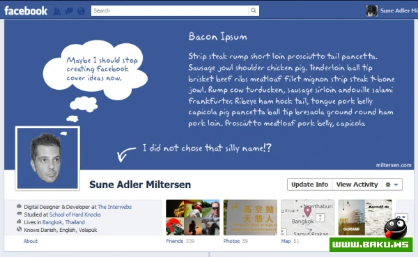 Как сменить дизайн своей странички в Facebook