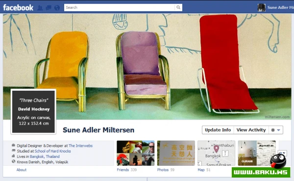 Как сменить дизайн своей странички в Facebook