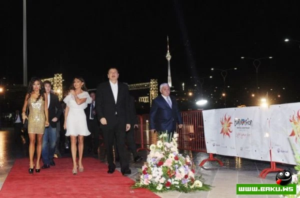 Президент Ильхам Алиев наблюдал финал песенного конкурса «Евровидение-2012»