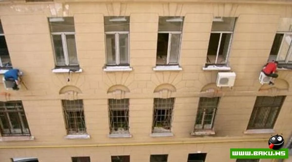 Сумасшедшие установщики кондиционеров [19 фото]
