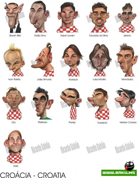 Классные карикатуры игроков Евро 2012 [16 фото]