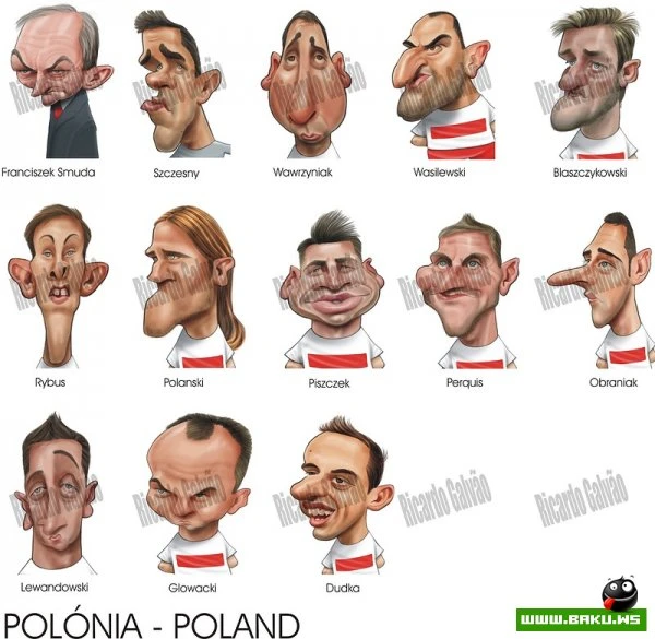 Классные карикатуры игроков Евро 2012 [16 фото]