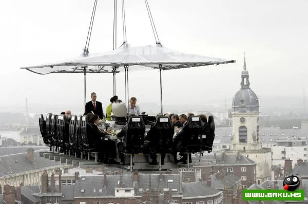 Dinner in the Sky [13 фото]