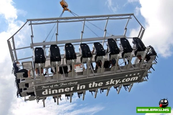 Dinner in the Sky [13 фото]