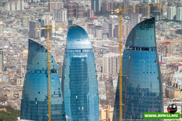 United Colors of Benetton: виды Баку с телебашни и Flame Towers