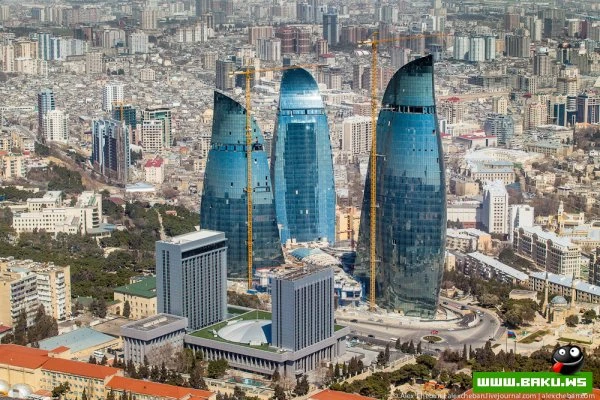 United Colors of Benetton: виды Баку с телебашни и Flame Towers