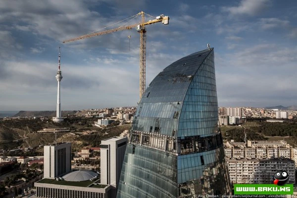 United Colors of Benetton: виды Баку с телебашни и Flame Towers