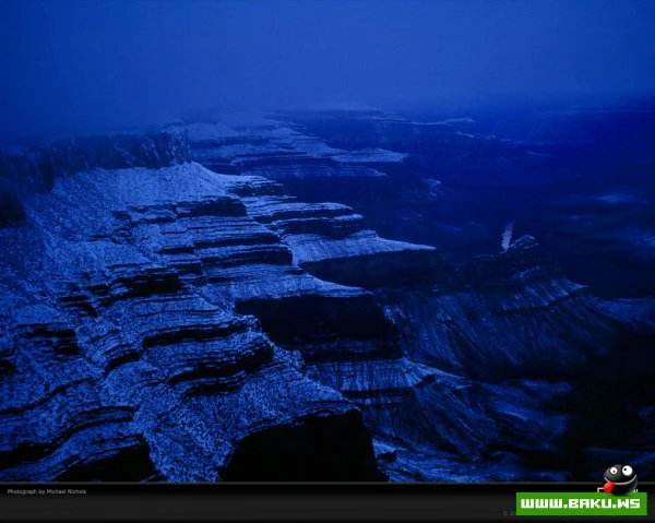 Планета Земля в синем цвете National Geographic