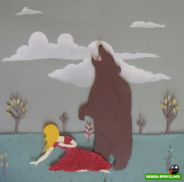 Бумажные коллажи Сары Деннис (Sarah Dennis)
