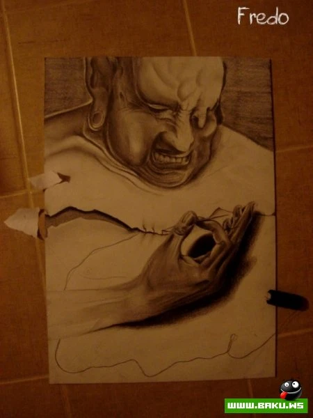 Анаморфные 3D-рисунки Fredo