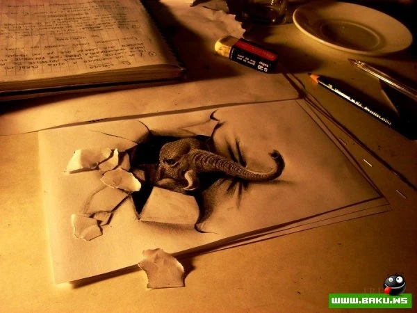 Анаморфные 3D-рисунки Fredo