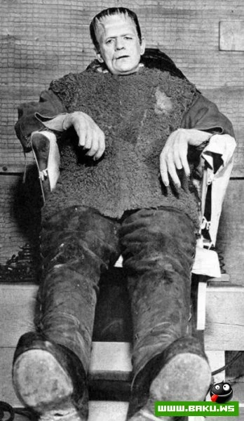 Съемки Франкенштейна [31 фото]