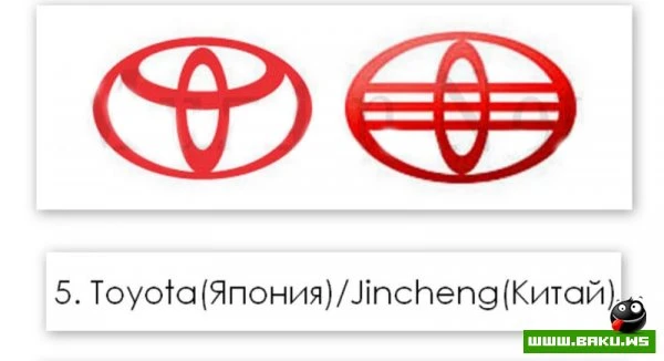 Ворованные логотипы автоконцернов