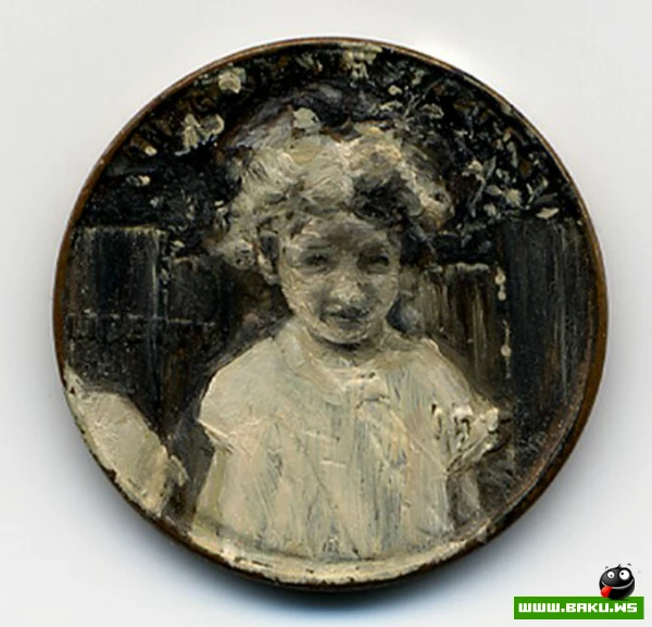 Рисунки на пенсах Jacqueline Lou Skaggs
