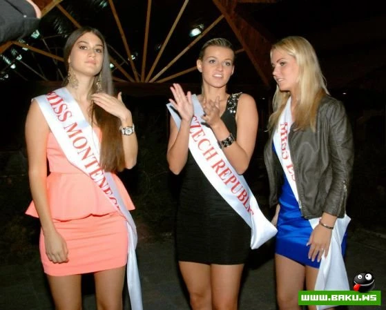 Конкурсантки Miss Civilization на вечеринке в Баку
