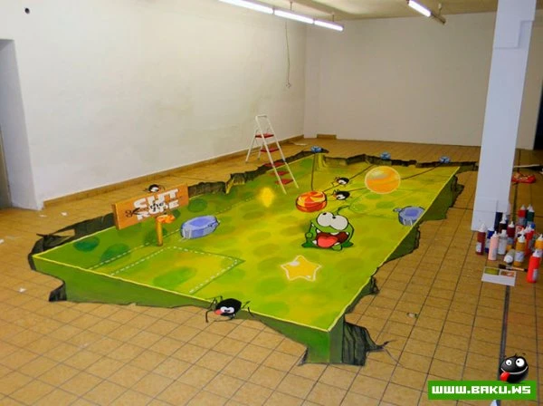 Уличные 3D-рисунки Николая Арндта