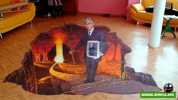 Уличные 3D-рисунки Николая Арндта