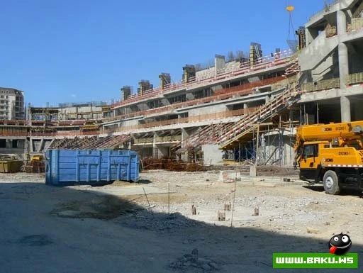 В Баку строится грандиозная Национальная гимнастическая арена