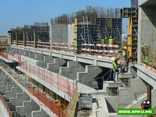 В Баку строится грандиозная Национальная гимнастическая арена