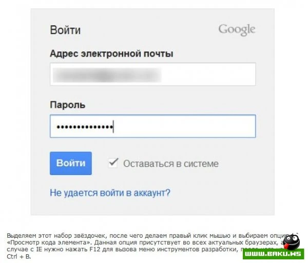 Как узнать скрытый пароль в интернет браузере