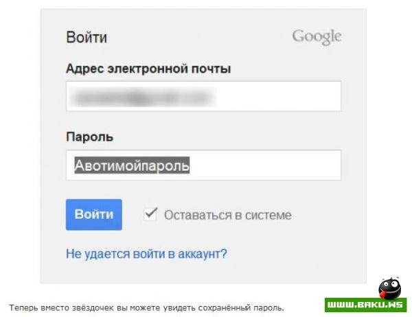 Как узнать скрытый пароль в интернет браузере