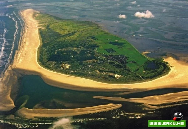 Плавающий остров Ширмонникоог (Schiermonnikoog)