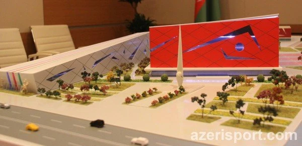 Макеты баскетбольной арены Азербайджана