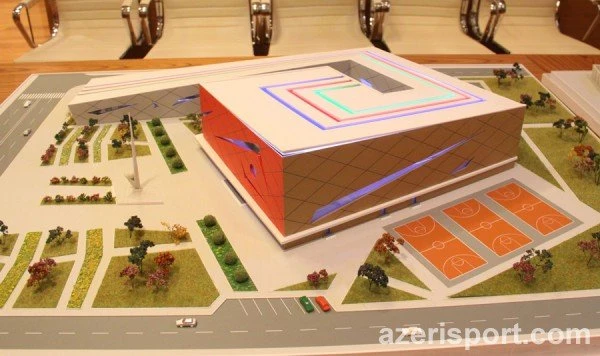 Макеты баскетбольной арены Азербайджана