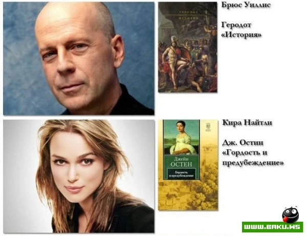 Любимые книги знаменитостей [20 фото]