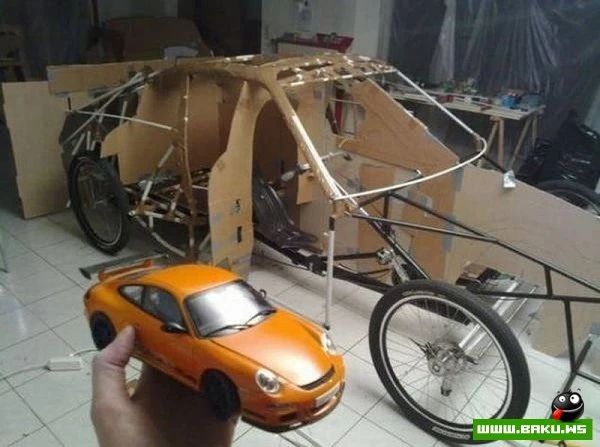 Автомобиль-самоделка Porsche 911