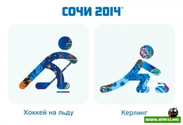 Эмблемы зимних игр в Сочи 2014