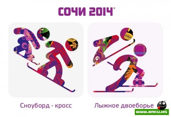 Эмблемы зимних игр в Сочи 2014