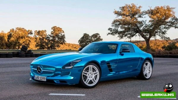 Самый мощный в мире электрокар — Mercedes SLS AMG