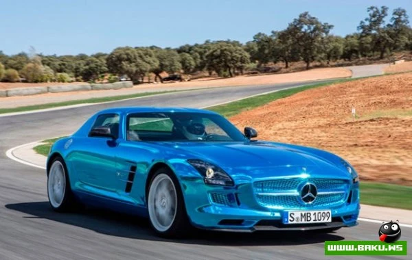 Самый мощный в мире электрокар — Mercedes SLS AMG