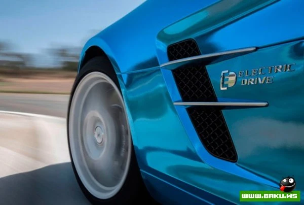 Самый мощный в мире электрокар — Mercedes SLS AMG