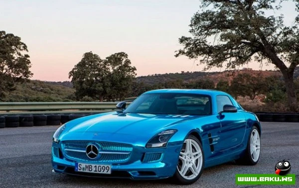 Самый мощный в мире электрокар — Mercedes SLS AMG
