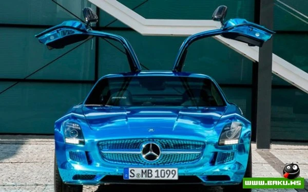 Самый мощный в мире электрокар — Mercedes SLS AMG