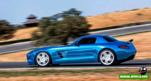 Самый мощный в мире электрокар — Mercedes SLS AMG