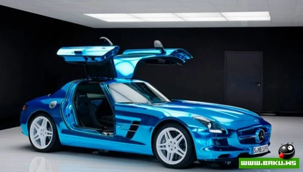 Самый мощный в мире электрокар — Mercedes SLS AMG