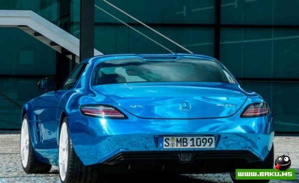 Самый мощный в мире электрокар — Mercedes SLS AMG