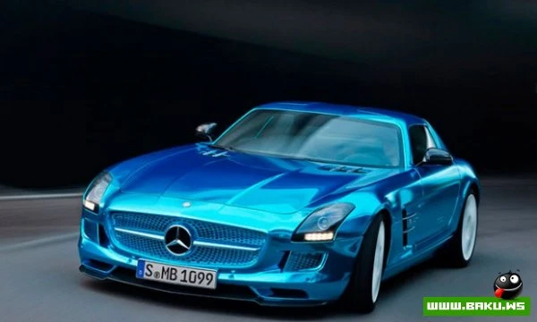 Самый мощный в мире электрокар — Mercedes SLS AMG