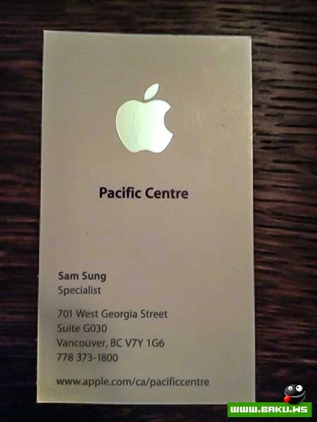 В Apple работает Sam Sung