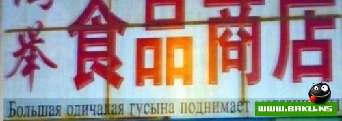 Китайские вывески