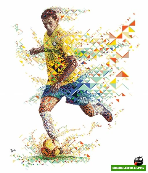 Портреты из мозаики Хариса Цевиса (Charis Tsevis)