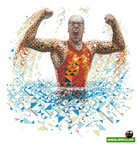 Портреты из мозаики Хариса Цевиса (Charis Tsevis)