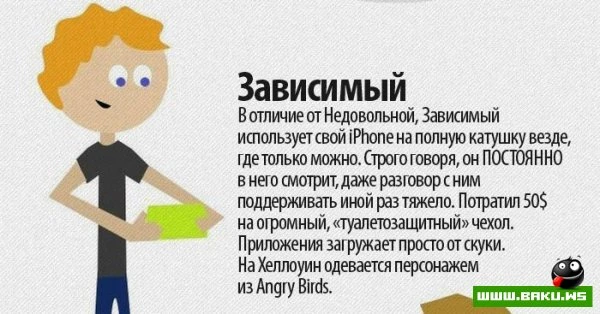 Инфографика: 7 типов владельцев iPhone